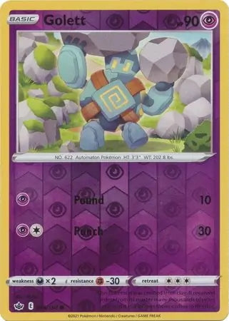 Chilling Reign Golett #65/198 reverse holo